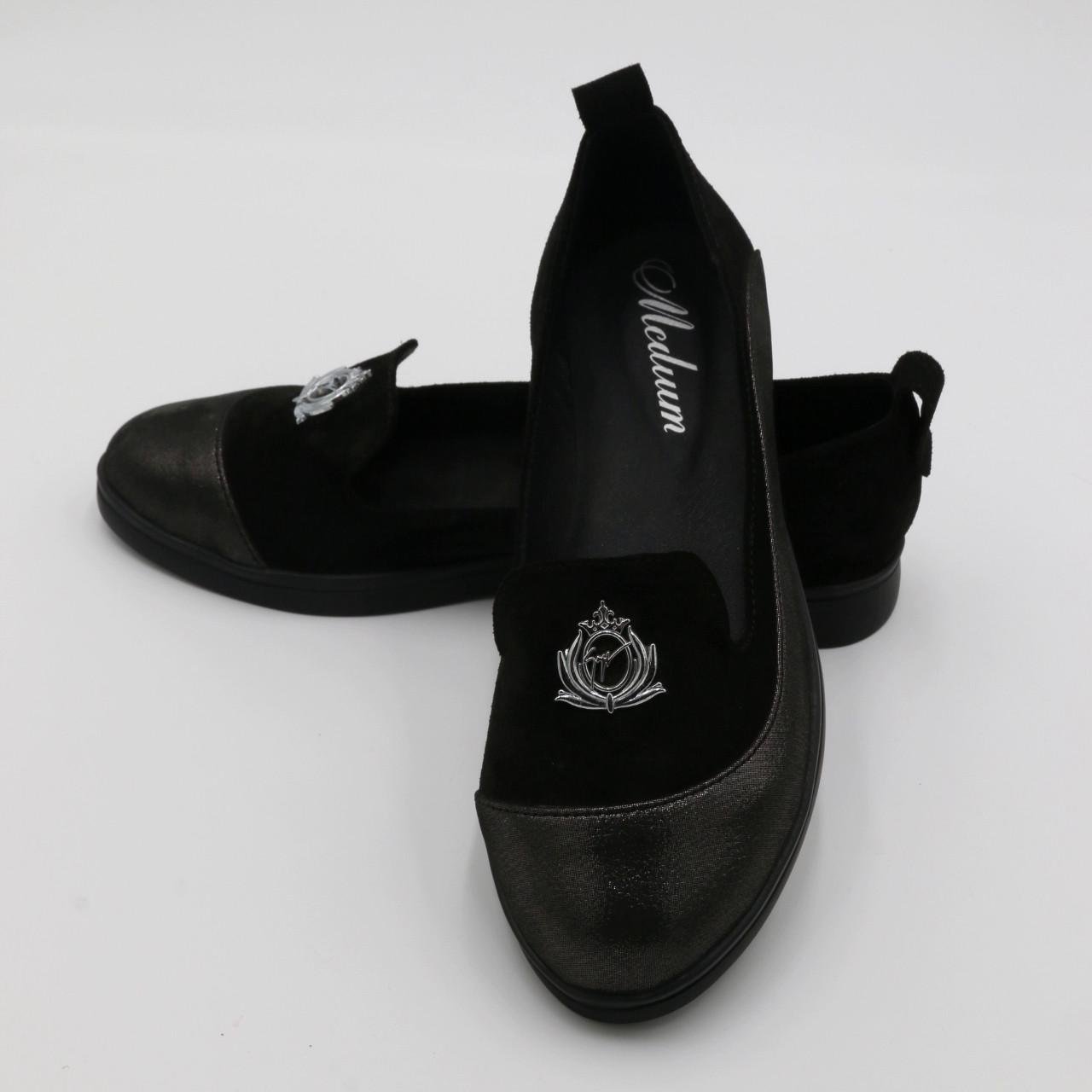 Туфли женские Medium кожа/замша р. 37 (1268 с) - фото 3