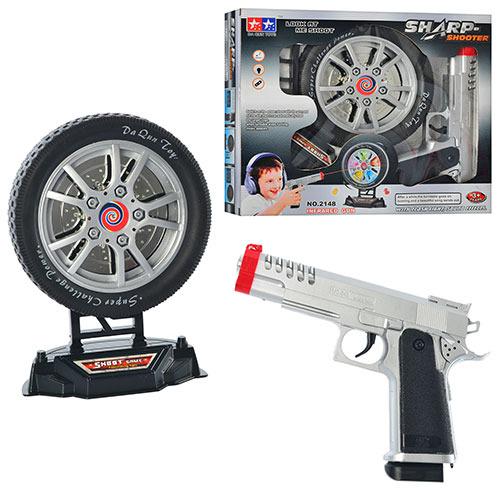 Пистолет игрушечный с мишенью AToys (2148) Пистолет игрушечный с мишенью AToys (2148)