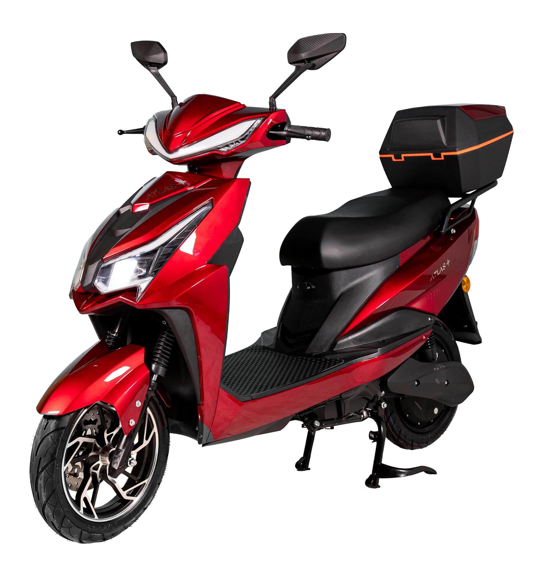 Электроскутер ATLAS Spider 2 Box 2000W Red (3080) Электроскутер ATLAS Spider 2 Box 2000W Red (3080)