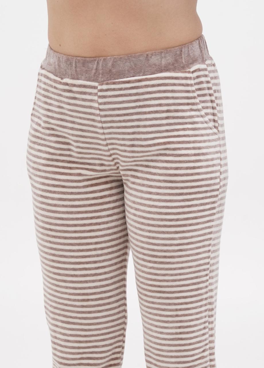 Костюм домашний женский Cotpark худи/брюки L Бежевый (30323-02-L) - фото 4 Костюм домашний женский Cotpark худи/брюки L Бежевый (30323-02-L) - фото 4