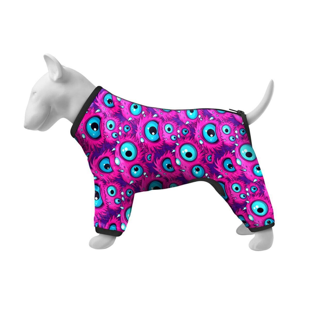 Ветровка для собак Waudog Clothes Глаз монстра L50 70-74х47-50 см (395-4049 Col)