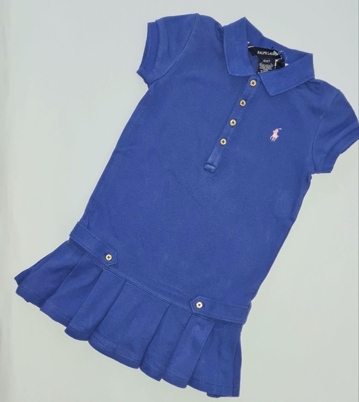 Плаття поло дитяче Ralph Lauren Children 100-107 см Синій (1780919221) Плаття поло дитяче Ralph Lauren Children 100-107 см Синій (1780919221)