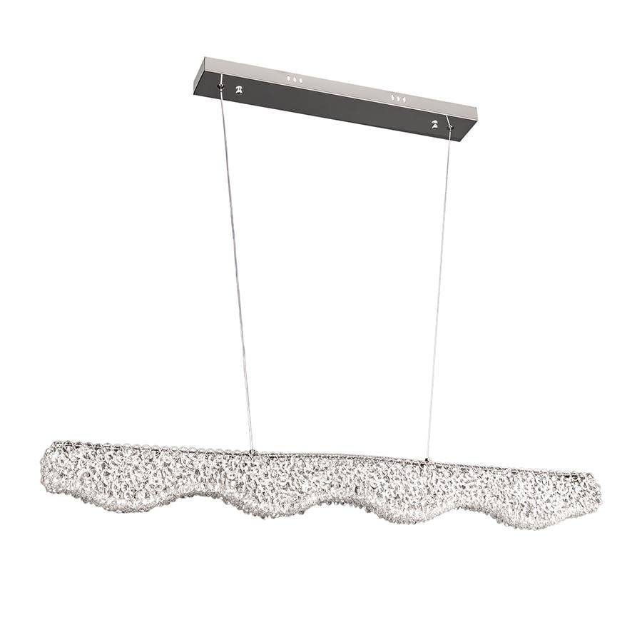 Люстра подвесная светодиодная хрустальная Levistella 7897202 950 CH Хром