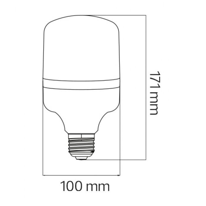 Лампа світлодіодна Horoz Electric Torch-30 30W E27 4200K - фото 2