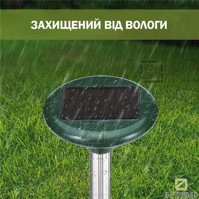Відлякувач гризунів SolarMOLE Repeller акумуляторний на сонячних батареях XL Темно-зелений (6493) - фото 7 Відлякувач гризунів SolarMOLE Repeller акумуляторний на сонячних батареях XL Темно-зелений (6493) - фото 7