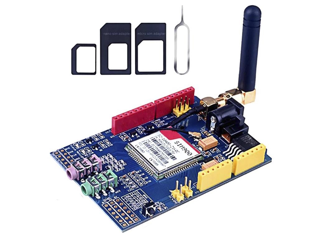 Модуль GSM GPRS SIM900 Shield для Arduino GSM 850900 1800 1900 МГц - фото 1