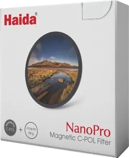 Фильтр CPL Haida NanoPro Magnetic C-POL Filter With Adapter Ring HD4666 с магнитным адаптером 62 мм (2842871709)