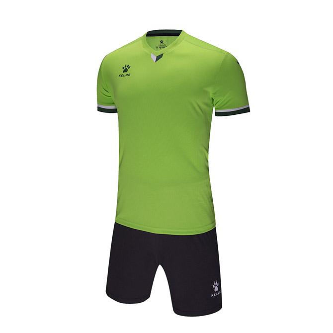 Комплект футбольной формы Kelme Sierra к/р XS Салатовый