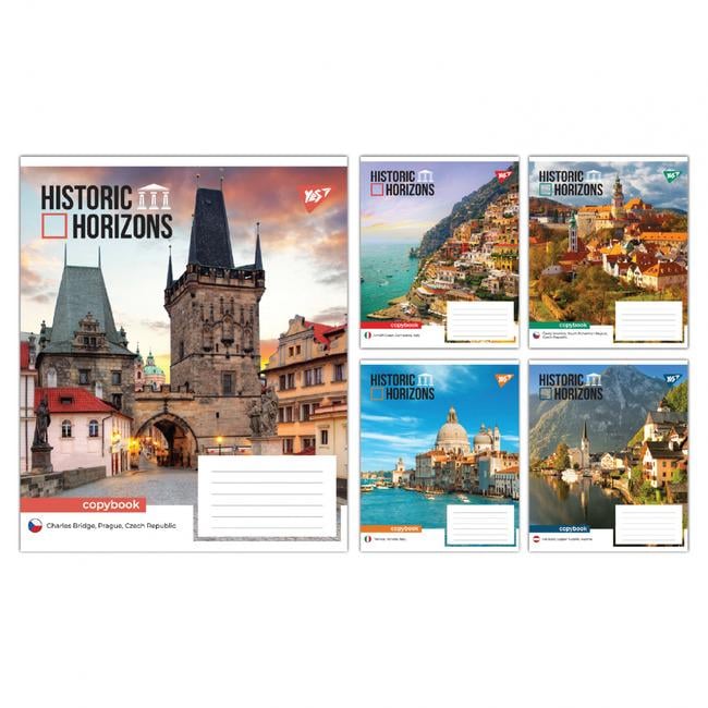 ᐉ Тетрадь ученическая YES Historic Horizons А5/48 лин. (767886
