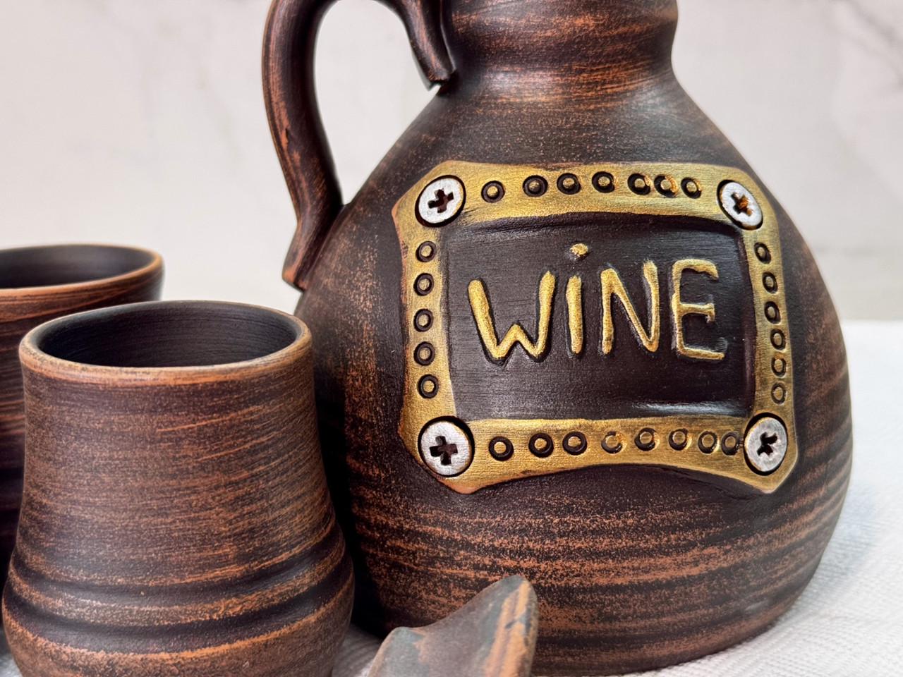 Набір винний штоф 700 мл і келихи 100 мл (2632728080) - фото 5