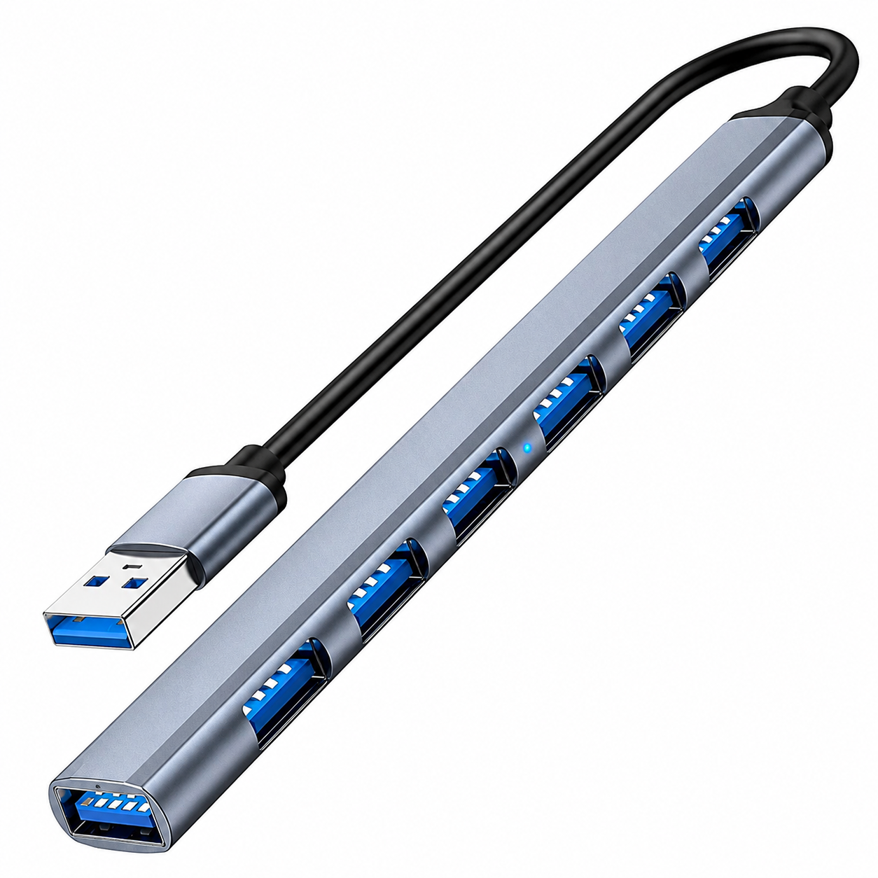USB-хаб концентратор высокоскоростной 5 Гбит/с 7 до 1 (1013-538-00)