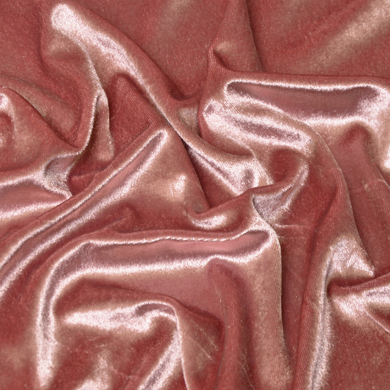 Тканина велюр IDEIA Ice V-15 1,5 м Чайна троянда (2200004088396)