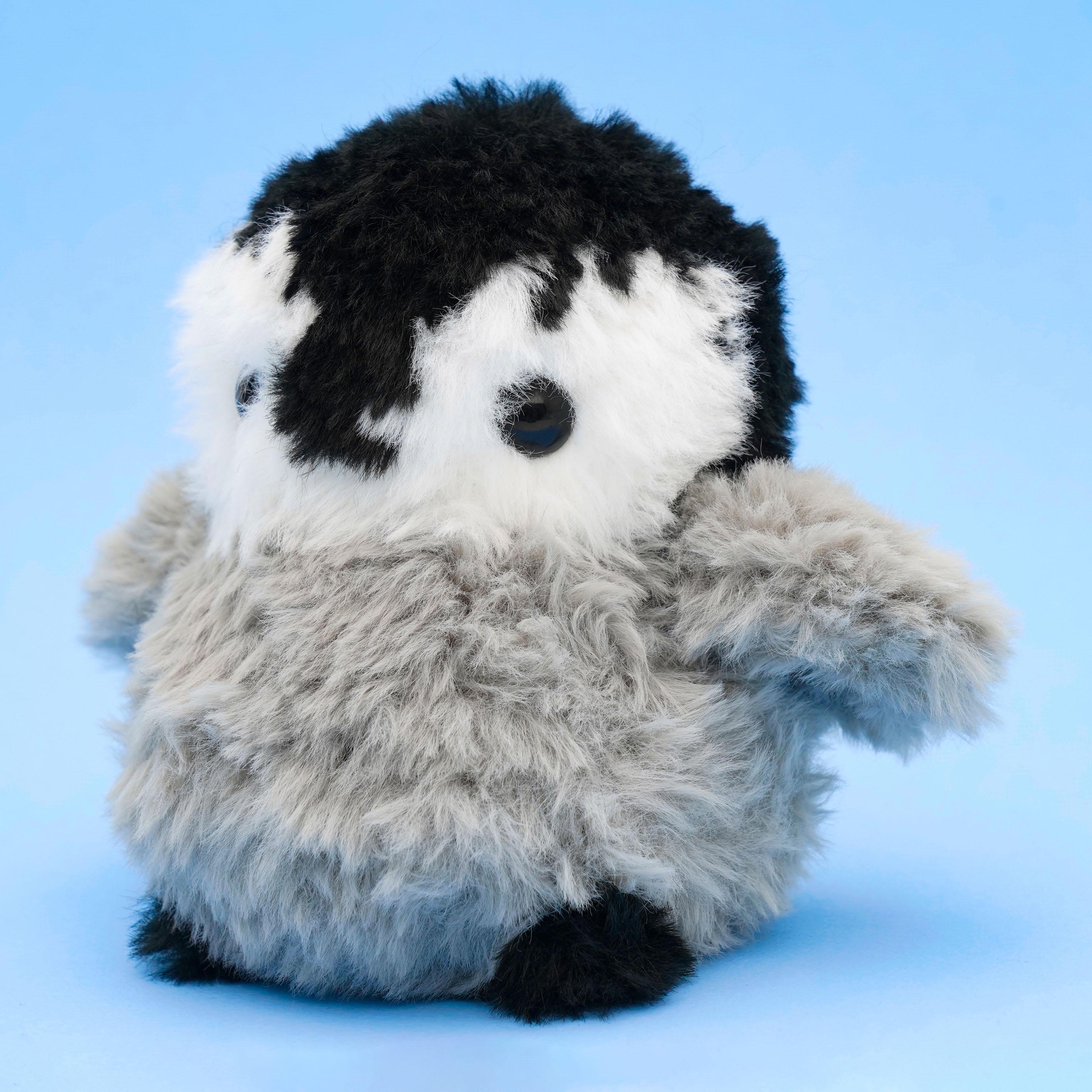 Мягкая игрушка Пингвин ручная работа вязаная 15 см (31717798)