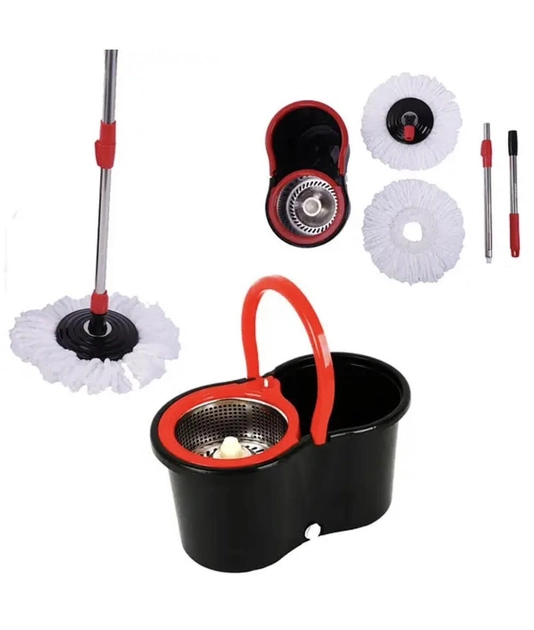 Швабра с ведром Spin Mop и автоматическим отжимом