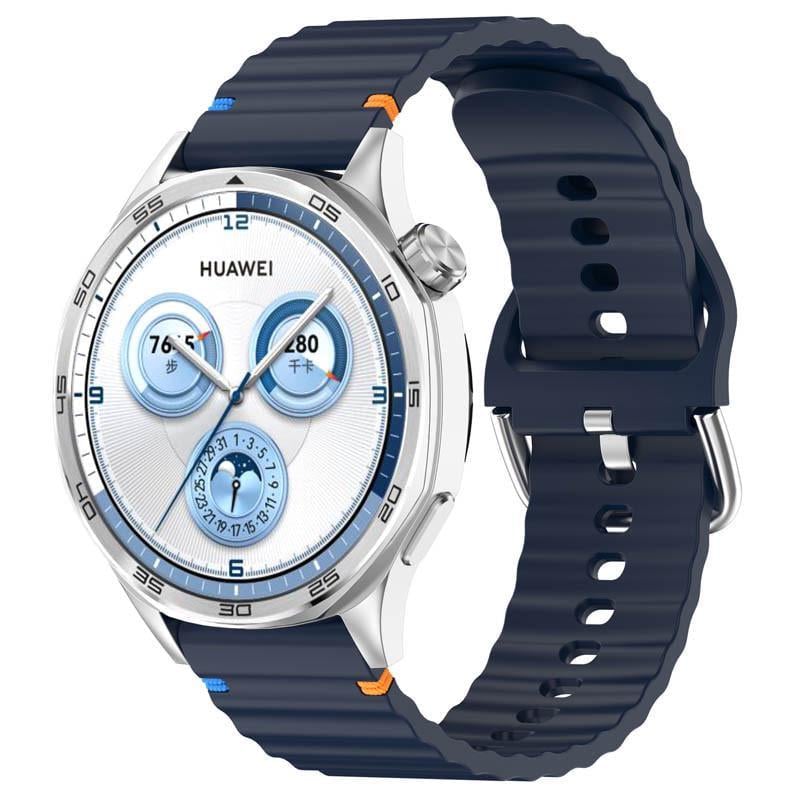 Ремінець силіконовий Wavy для Smart Watch 22 мм Midnight Blue (00000077066_9)
