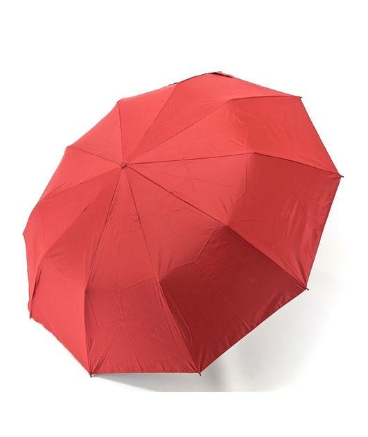 Зонтик Bellissimo полуавтомат женский на 10 спиц с цветами под куполом Красный (№M639)