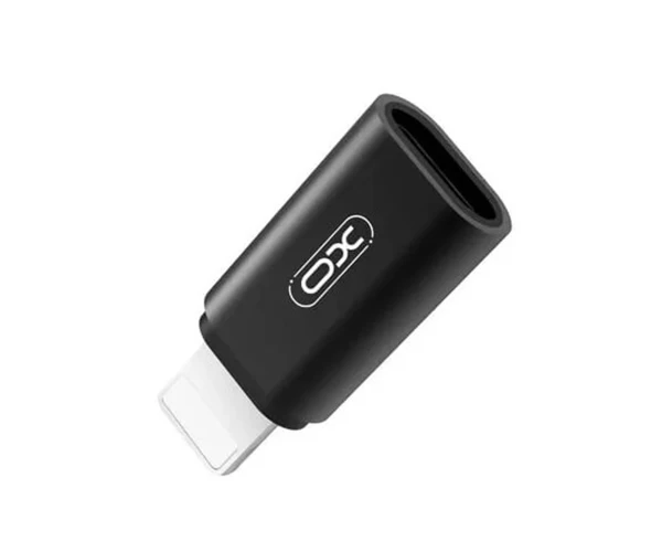 Переходник Otg Xo NB130 Micro-USB Apple Lightning Micro-USB Black Переходник Otg Xo NB130 Micro-USB Apple Lightning Micro-USB Black
