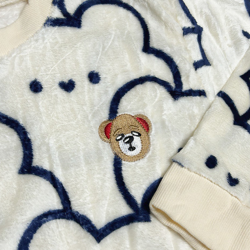 Комплект женской пижамы 302 Bear L White/Blue (675408c03d47575618588cd2) - фото 2 Комплект женской пижамы 302 Bear L White/Blue (675408c03d47575618588cd2) - фото 2