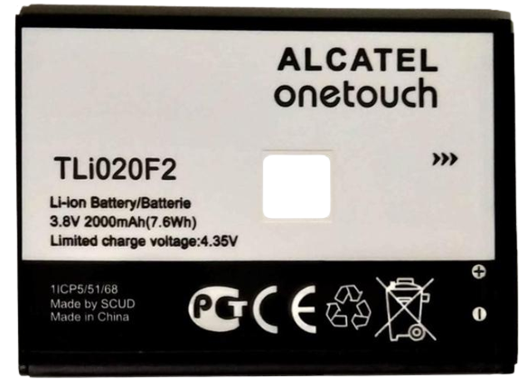 Аккумуляторная батарея BH06100 для Alcatel 7040/020F2 2000 mAh (000021329)