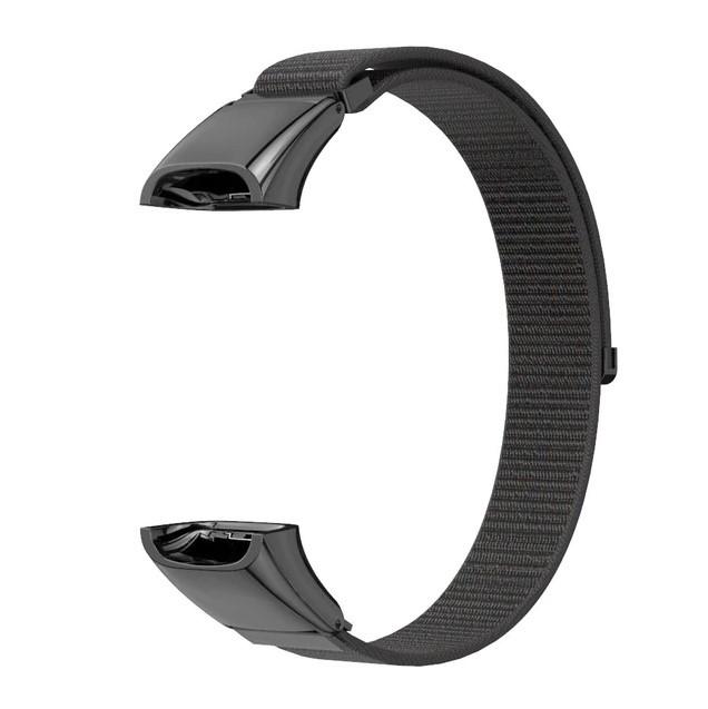 Нейлоновый ремешок Mijobs для фитнес браслета Huawei Band 4 Black (1238348576)