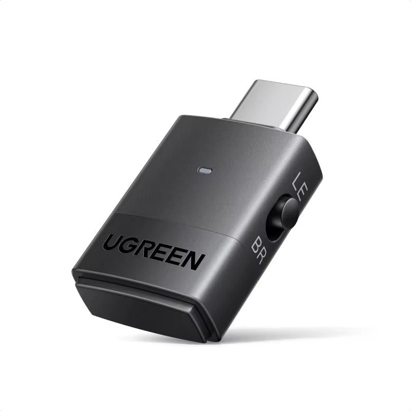 Адаптер UGREEN BT701 Auracast передавач Bluetooth 6.0 для ігрових консолей з підтримкою LE Audio Black (65708)