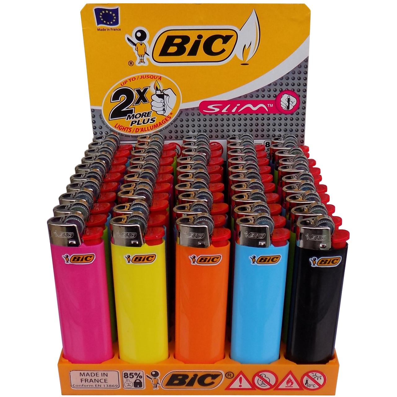 Зажигалки Bic J23 Slim блок 50 шт. (969155)