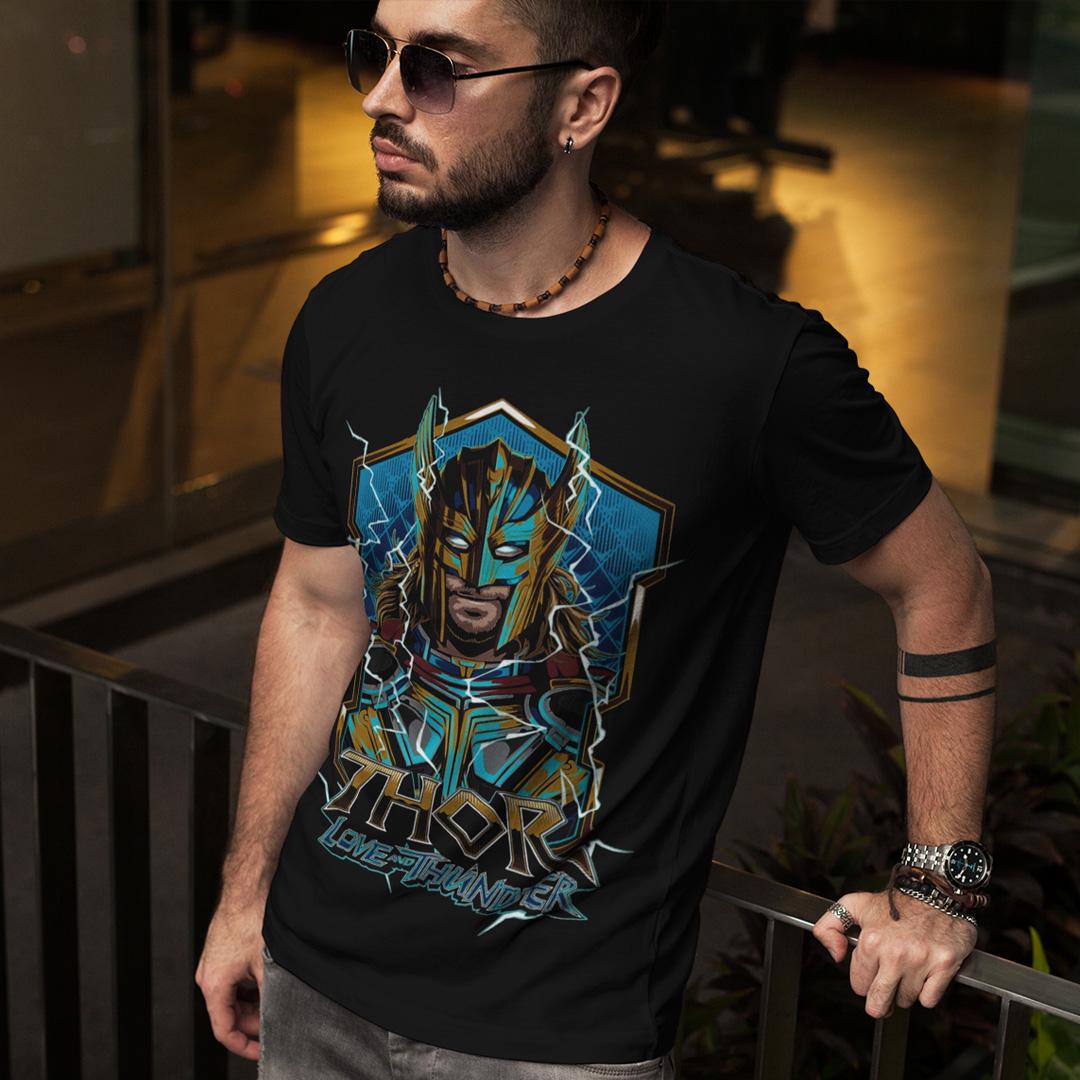 Футболка унисекс Marvel Thor Love And Thunder XL Черный (32700039)