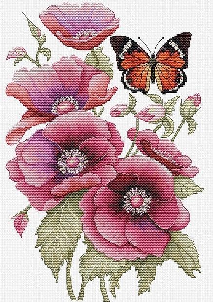 Набір для вишивання хрестиком Luca-S c B7037 Аромат анемонів (B7037)