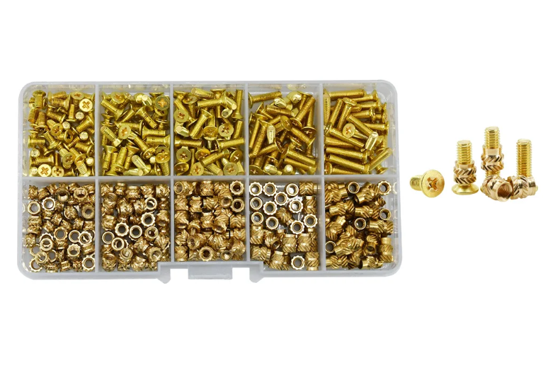 Термогайкита гвинти латунні для 3D друку та пластику Spec М3 мм 420 шт. (SP-16735420)
