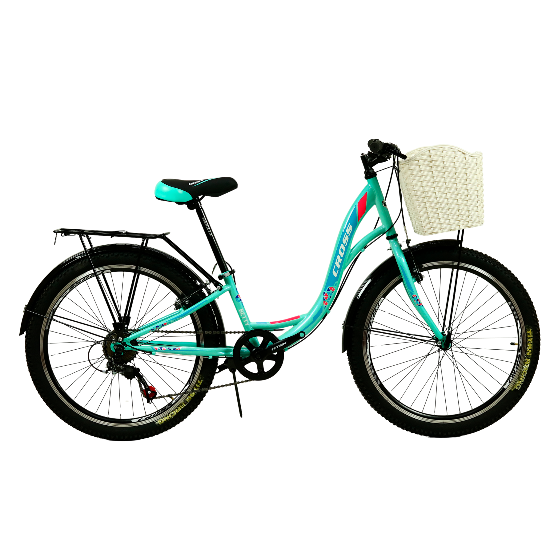 Велосипед Cross Betty 24" 11" Light green/Blue