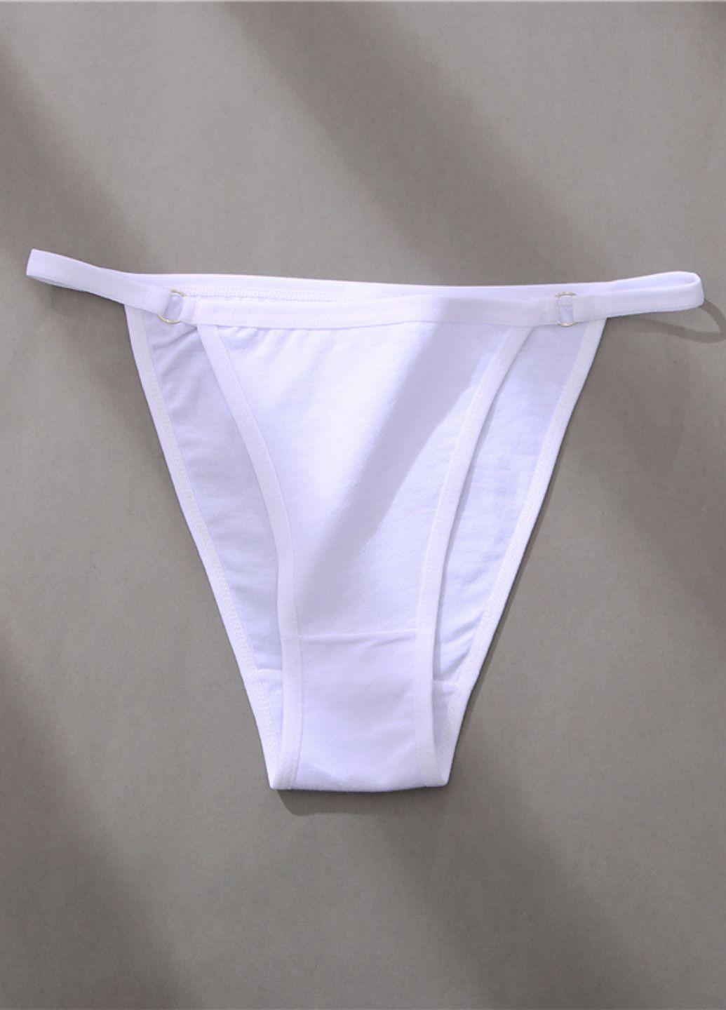 Женские трусики-слипы хлопковые FINETOO с резинкой на бедрах 522-46 XL р. 46 1 шт. Белый