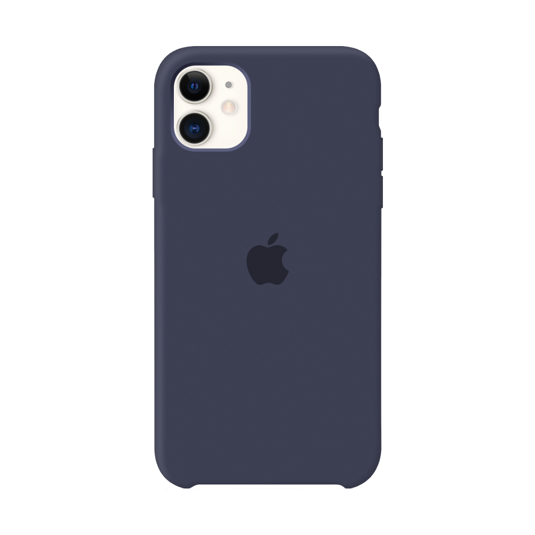 Силіконовий чохол накладка Apple Silicone Case for iPhone 11, Midnight Blue (HC) (A) - фото 2