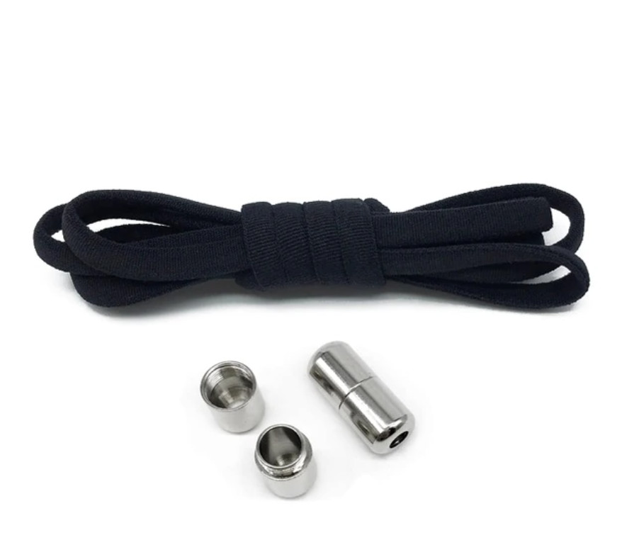 Шнурки еластичні без зав'язування 5352 Чорний (4215267)