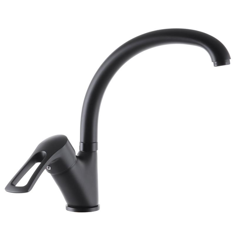 Смеситель для кухни Haiba HANSBERG 777 Черный (HB0216)