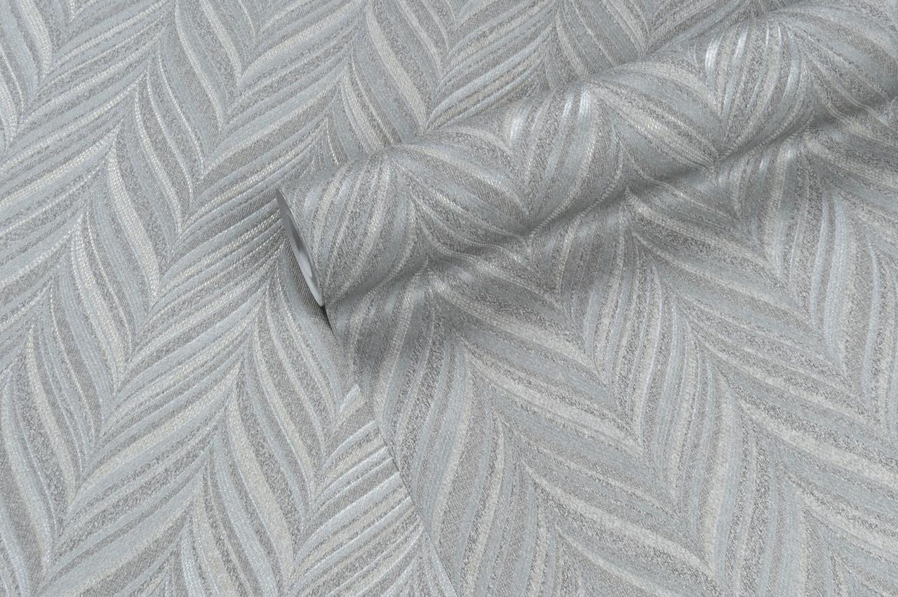 Шпалери флізелінові LS Vinil Ariya ТФШ 6-1438 вініл гарячого тиснення 1,06х10,05 м Графітовий