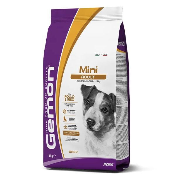 Корм для собак сухий GEMON Dog Mini курка з рисом 3 Кг (000025763)