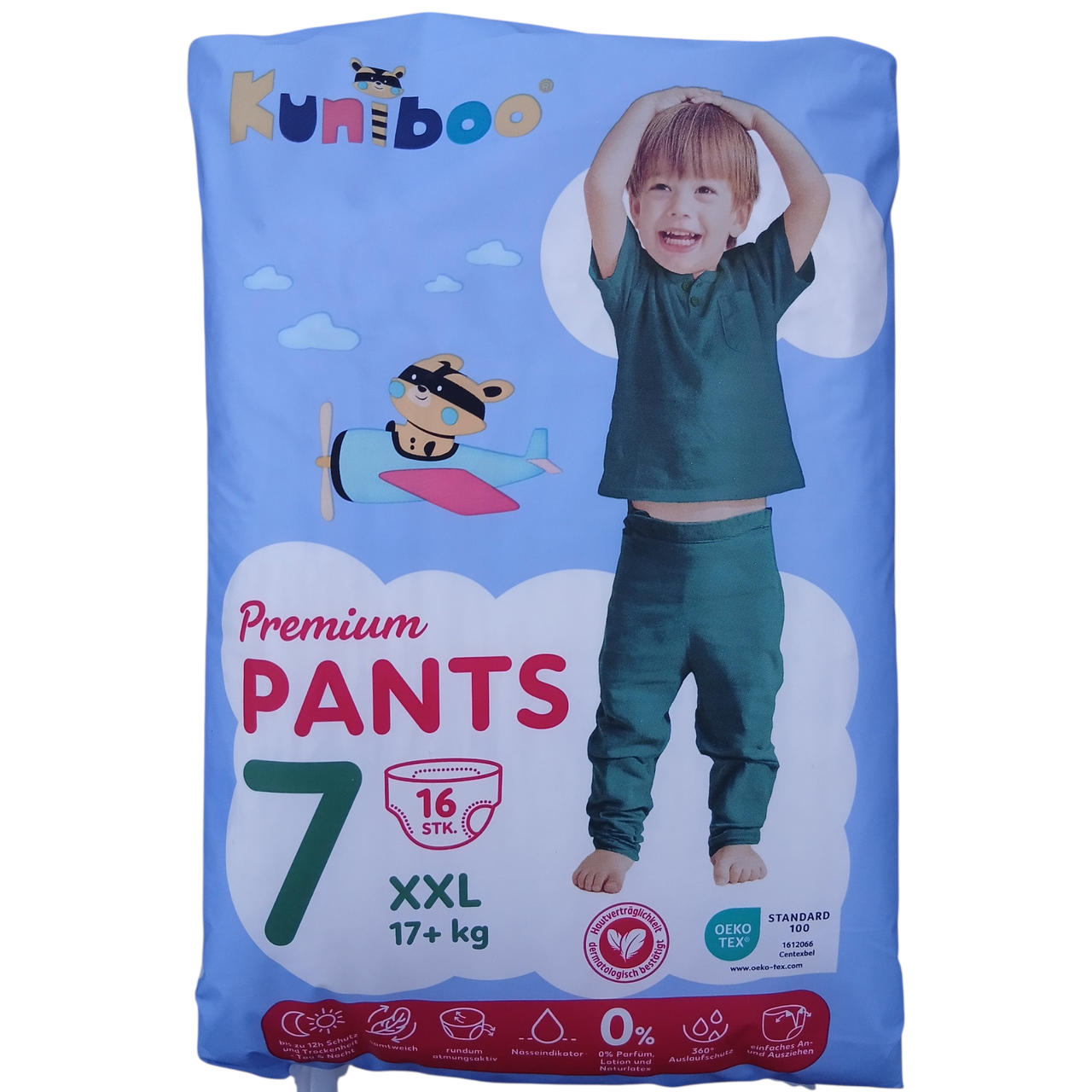 Підгузки-трусики Kuniboo 7 17+кг 16 шт. (2896939177)