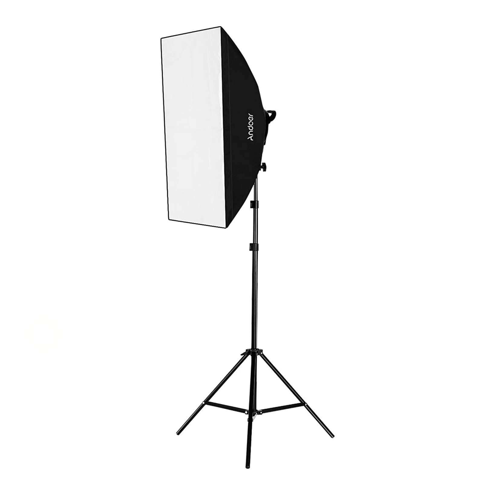 Комплект света esddi PS040 софтбокс лампа и сумка для переноски 50x70 см