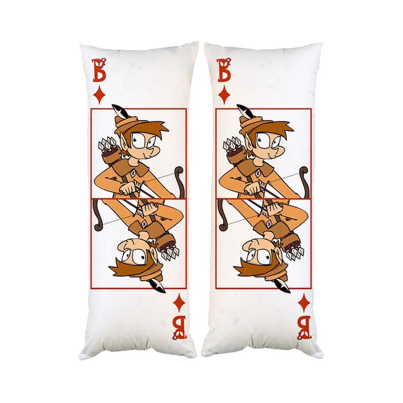 Подушка дакимакура 13 Карт Земля Королей декоративная ростовая для обнимания 50x150 см