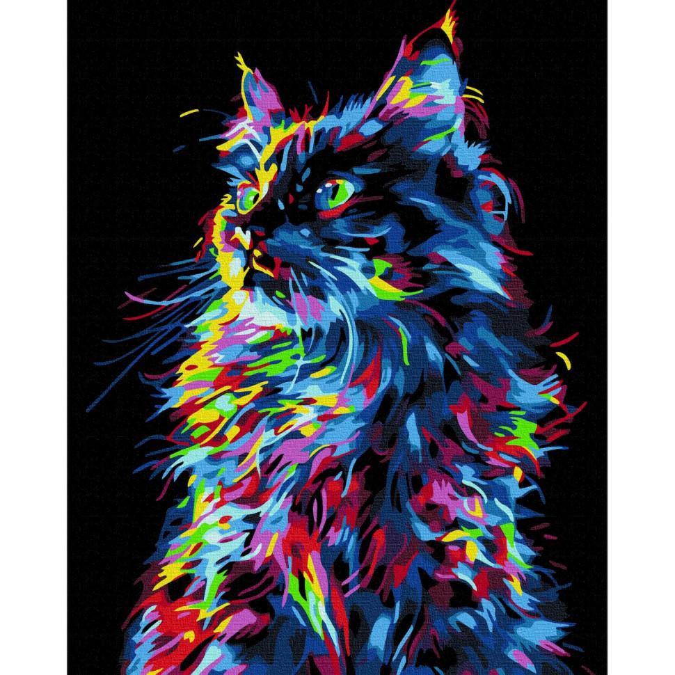 Картина за номерами Brushme Магічний котик BSB0021 40x50 см (RLT52409) Картина за номерами Brushme Магічний котик BSB0021 40x50 см (RLT52409)