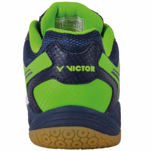 Кроссовки женские для сквоша Victor A501 Indoor Unisex р. 37,5 White/Green (A501-37,5) - фото 4