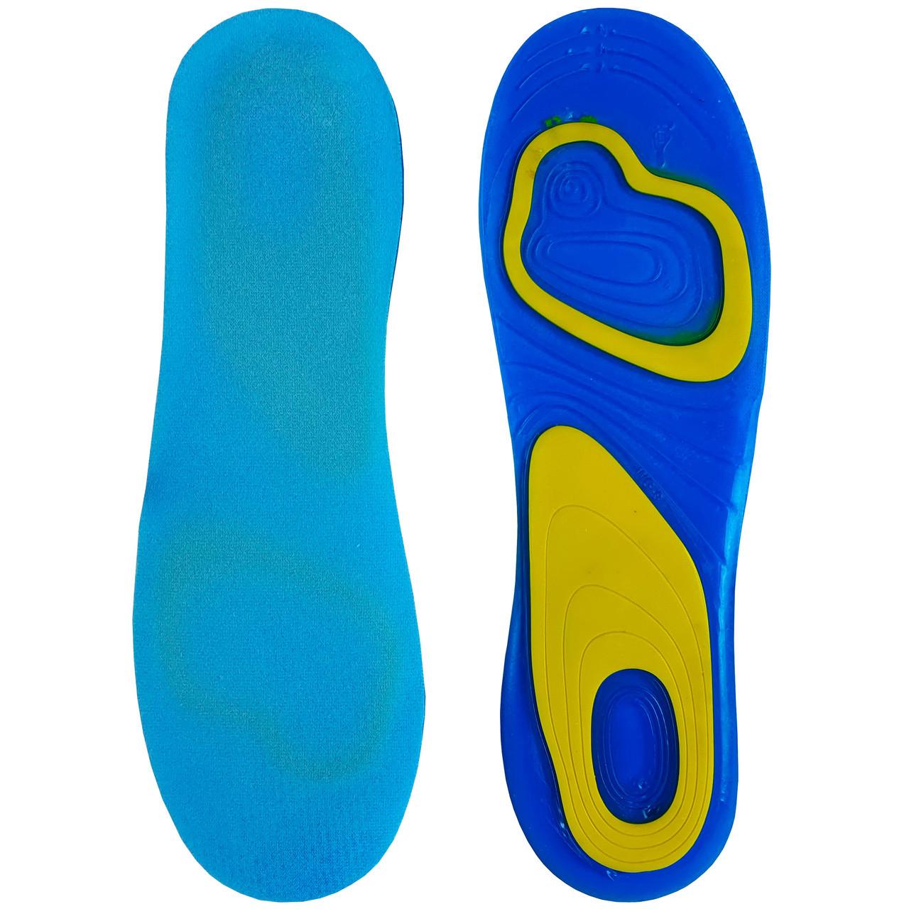 Стельки для обуви гелевые ActivGel обрезные велюр/силикон с ортопедическим эффектом р. 38-42 (7G-F-7413A)