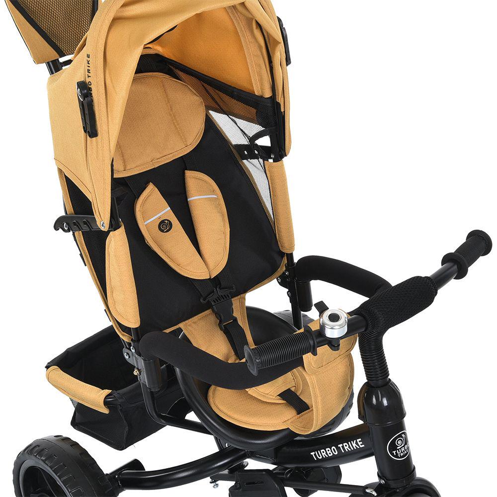 Детский велосипед трехколесный Turbo Trike MT 1005 EVA Желтый (403720402) - фото 10