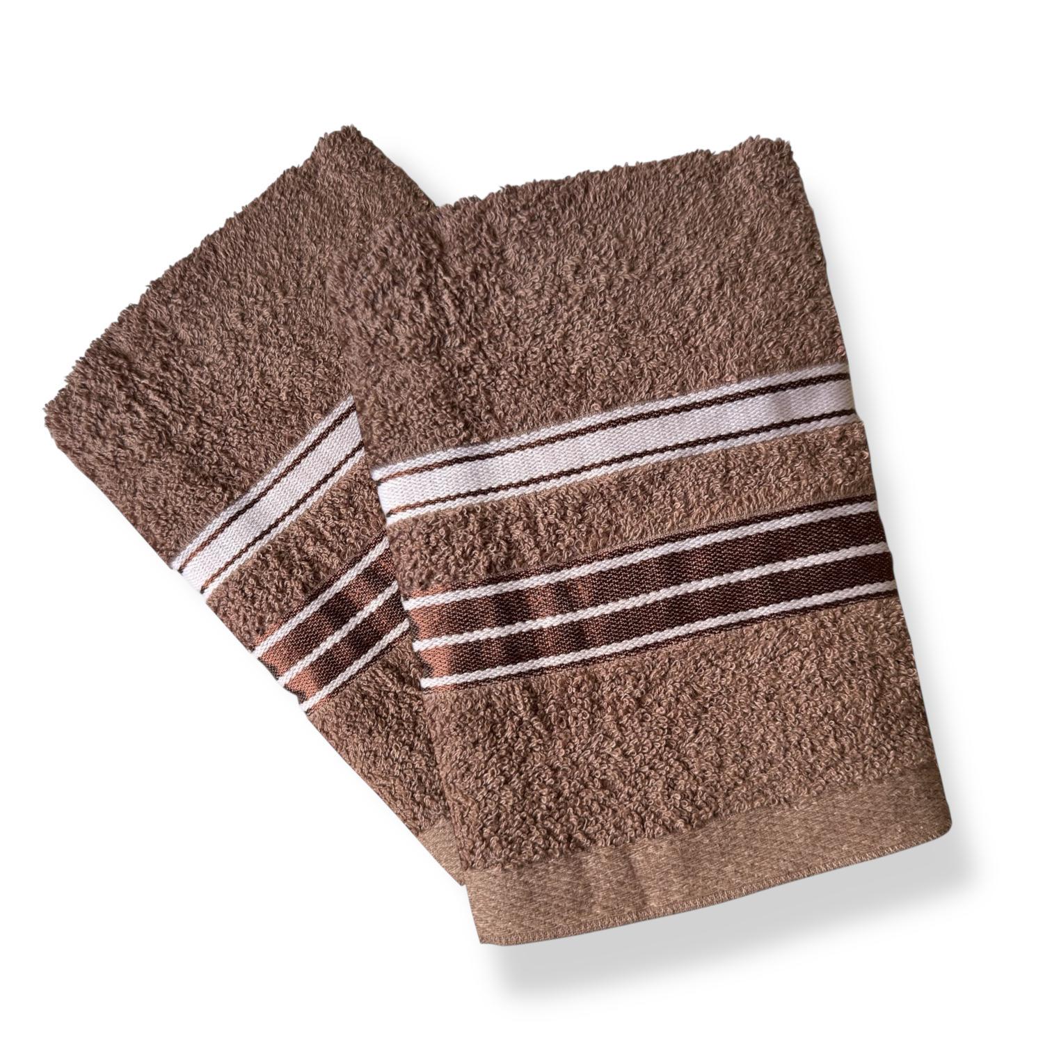 Рушник махровий Koloco 50x100 см Мокко (550-92-2) - фото 2 Рушник махровий Koloco 50x100 см Мокко (550-92-2) - фото 2