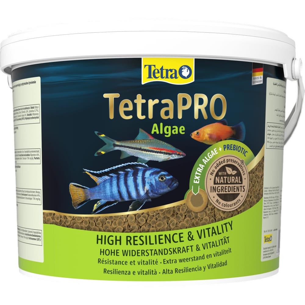 Корм Tetra Pro Algae Multi-Crisps для травоядных рыб с овощами чипсы 10 л 1,9 кг