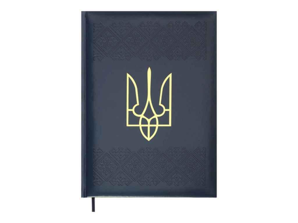 Блокнот Buromax А4 2025 HERALDRY искусственная кожа/поролон Кобальтовый (BM.2749-02)