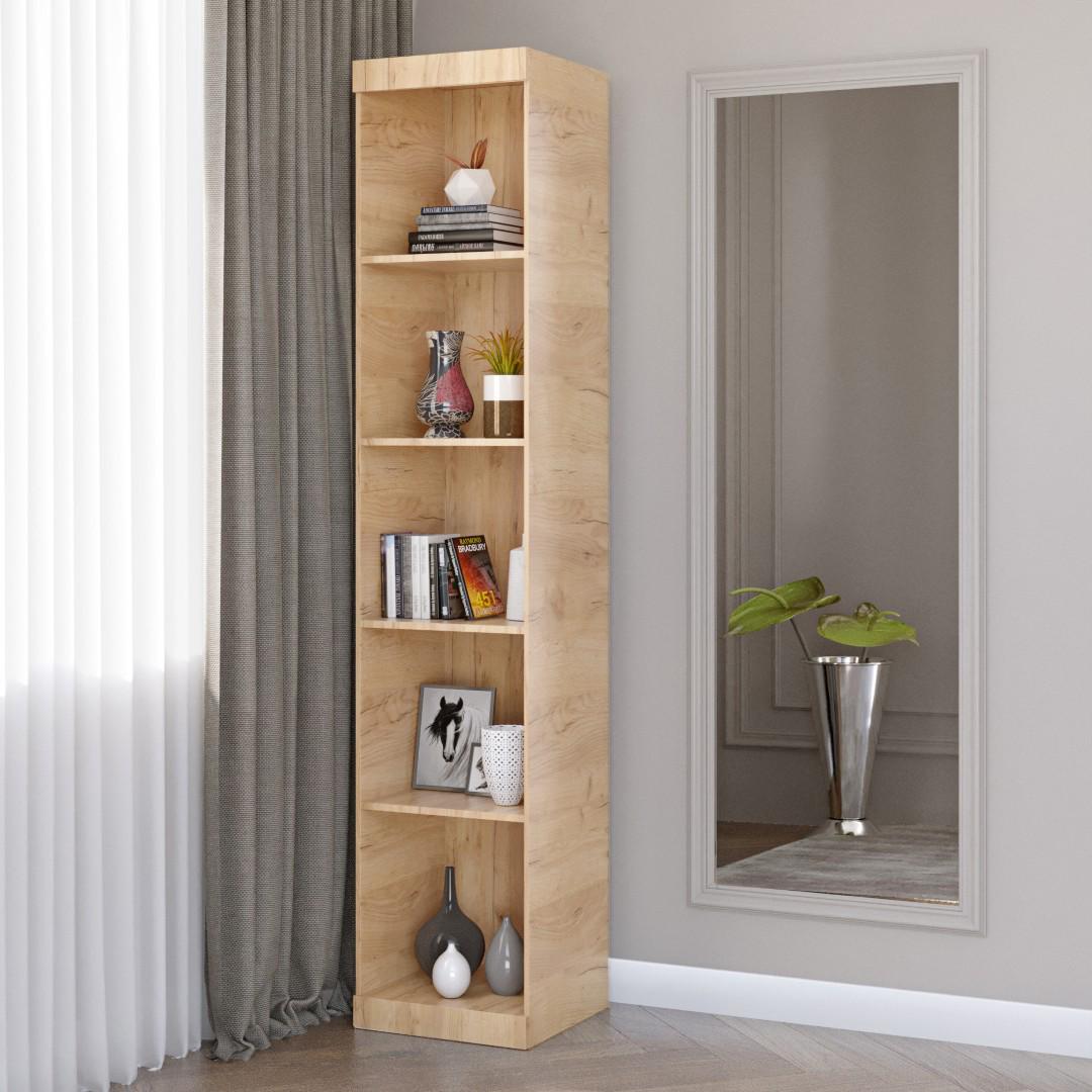 Пенал Everest Соната открытый 400х376х2050 мм Сонома (11271) - фото 2 Пенал Everest Соната открытый 400х376х2050 мм Сонома (11271) - фото 2