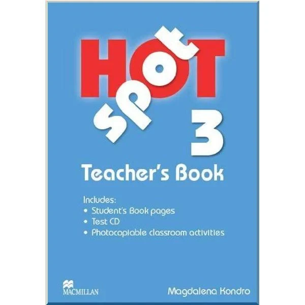 Книга для учителя Hot Spot 3 Teacher's Book with Test CD