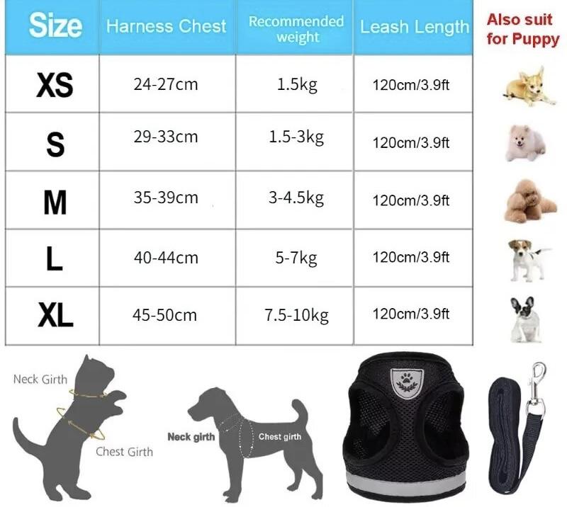 Шлея для собак "ROBBY" Size S - фото 7