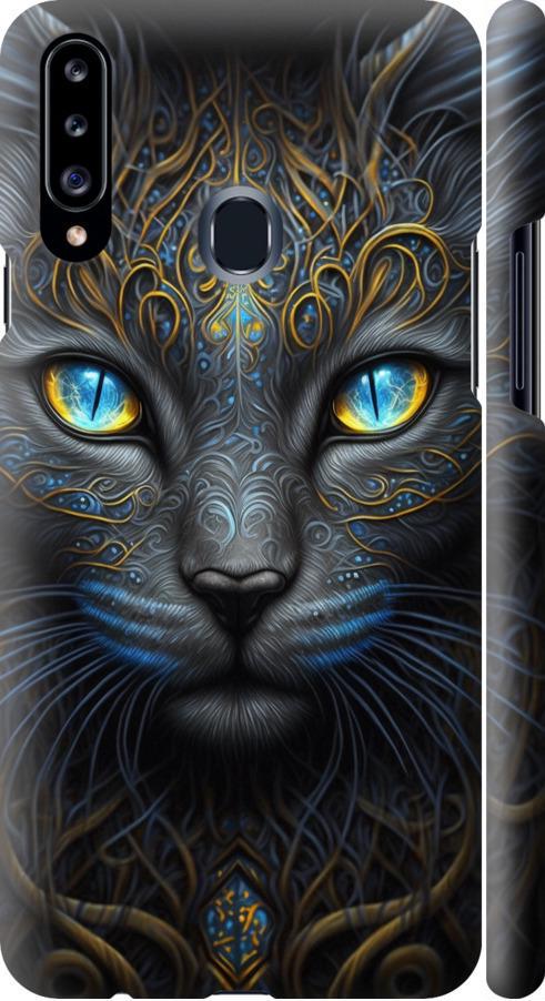 Чехол на Samsung Galaxy A20s A207F Кошка (5548m-1775-42517)